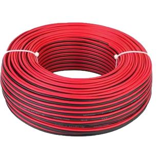 国标纯铜红黑线2芯双色并线平行线电源线LED喇叭电子线音箱线耐用