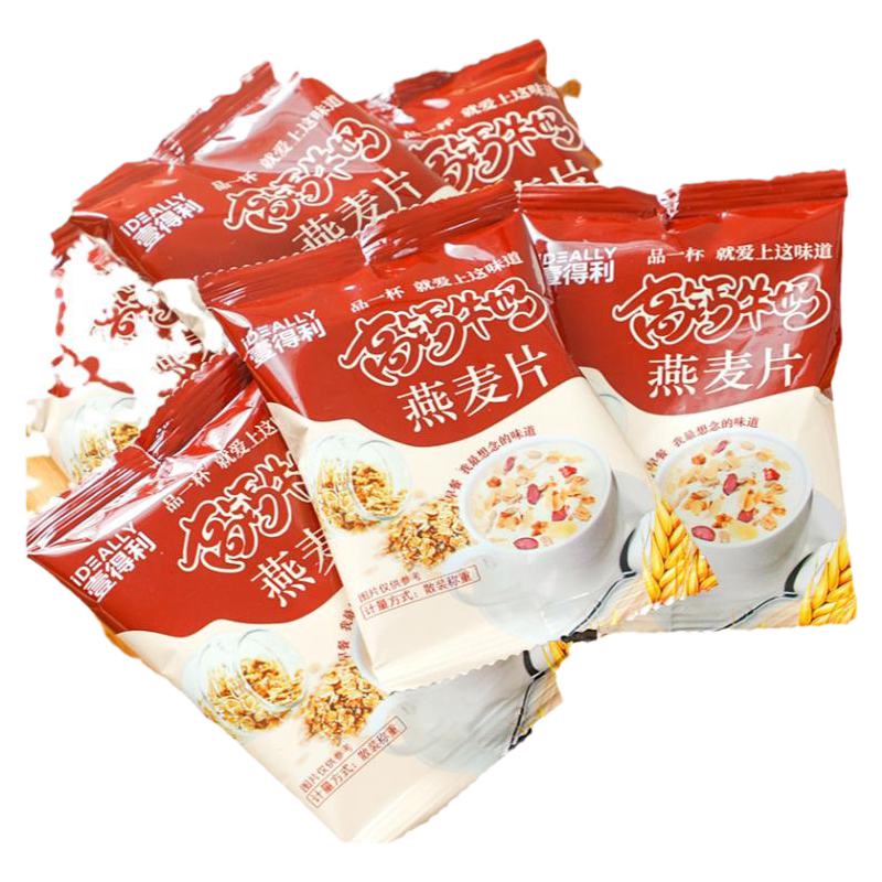 牛奶高钙燕麦片懒人代餐小包装