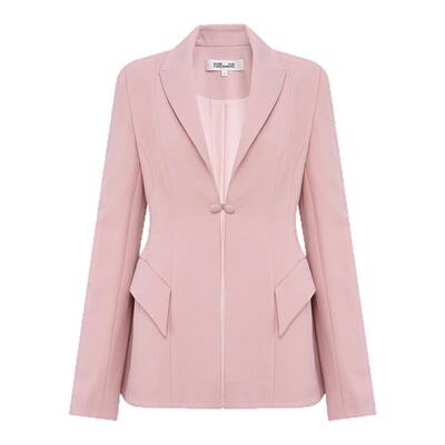 DVF2025新款樱花粉外套