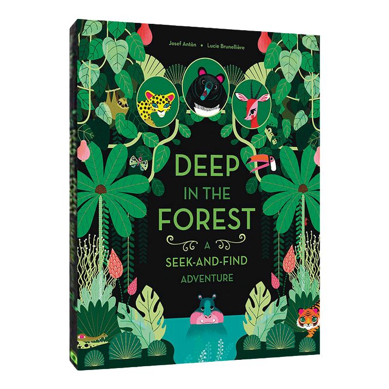 Deep in the Forest: A Seek-And-Find Adventure 森林深处 纸板翻翻找找书