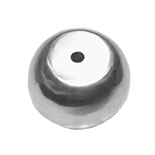 弘霞客手工打造订做算盘珠手串银盘珠实心带孔足银珠算银珠子散珠