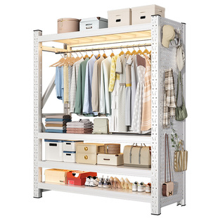 简易衣橱自由组合衣柜出租房衣帽架开放式落地衣架卧室置物收纳架