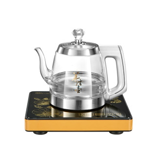 净水器专用全自动底部自动上水电热烧水壶玻璃抽水电茶壶单炉茶具