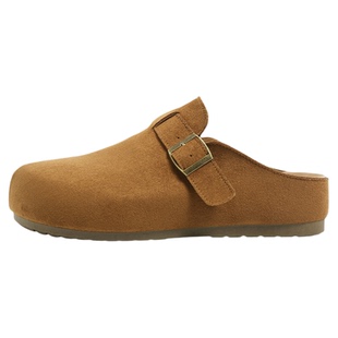 环球复古勃肯鞋男鞋2026新款春季包头半拖休闲鞋外穿一脚蹬穆勒鞋