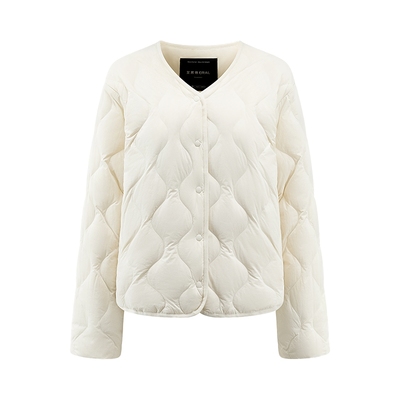 艾莱依2025春秋轻薄羽绒服女士