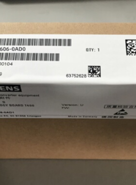 议价西门子德国全新6DD1606-0AD0西门子T400工艺板6DD16060AD0