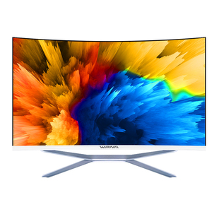 全新24/27/32英寸2K曲面屏一体机电脑家用办公商务设计游戏台式机