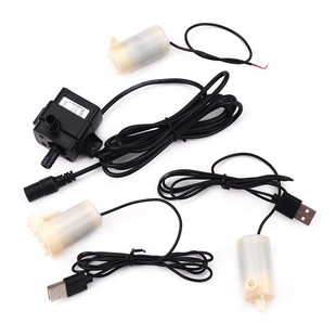 直流3V小水泵卧式小潜水泵DC3W喷泉立式迷你微型4.5V5V6V usb插头