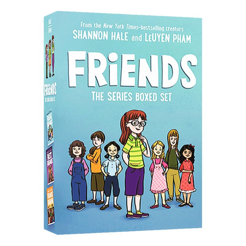 Friends: The Series Boxed Set 好朋友系列精装漫画3册盒装 真正的朋友 好朋友 永远的朋友