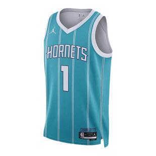 NBA官方正品Nike黄蜂队拉梅洛鲍尔男子SW球衣背心篮球服