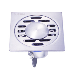 碧桂园7.5cm户外304不锈钢小地漏7.3cm大排量淋浴洗衣机双用防臭