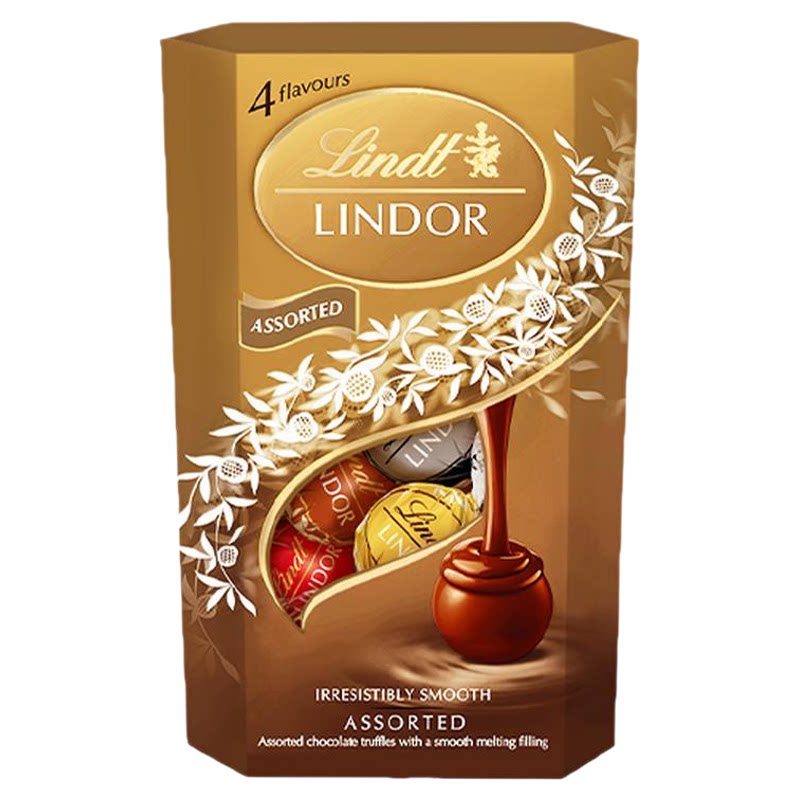 【双11预售】Lindt/瑞士莲软心牛奶巧克力分享装200g*3休闲零食  休闲实拍商品图
