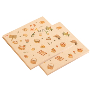 英国吸油纸防油垫纸三明治包装专用牛皮食物商用烘焙食品级一次性