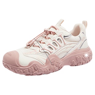 骆驼运动鞋2025秋冬新款老爹鞋女士厚底丑萌鞋户外徒步登山鞋女款