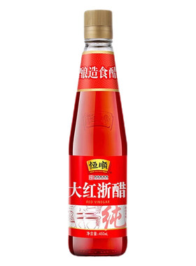 恒顺大红浙醋450ml泡萝卜专用