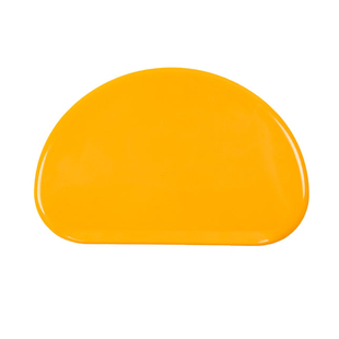 三能半圆形刮板 D型塑料软刮刀蛋糕抹面切面小抹刀烘焙工具SN4072