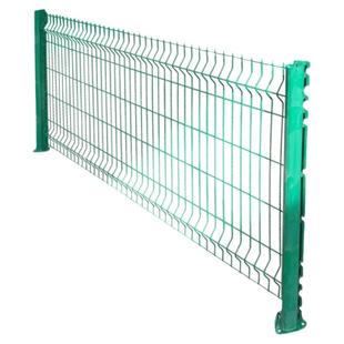 桃型柱护栏网高速公路防护网工厂小区别墅庭院围栏网隔离铁丝网