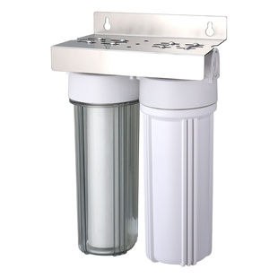 10寸前置过滤器单级二级三胞胎自来水净水机家用厨房大流量PP棉