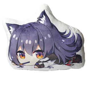 明日方舟二次元动漫周边趴趴能天使阿米娅德克萨斯公仔抱枕