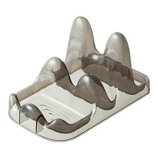 轻奢双层锅盖砧板架厨房台面透明锅铲勺子沥水架案板置物架放置器