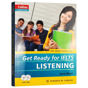 基础雅思听力英语考试辅导书 Collins Get Ready for IELTS Listening 原版 柯林斯 英文原版