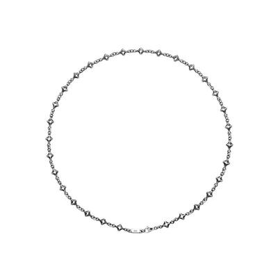 rockride纯银复古十字章项链