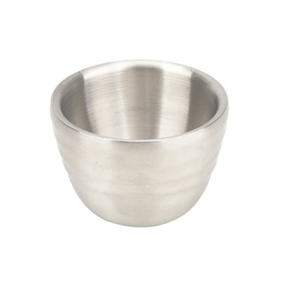 304不锈钢白酒杯烈酒杯防摔洋酒威士忌杯子一两二两双层小盏茶杯