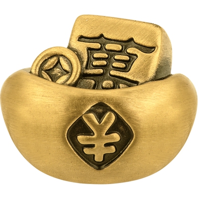 周大福独白复古黄金转运珠