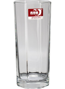 德力青苹果加厚酒店牛奶八角杯