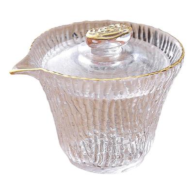 竹韵功夫茶具单个加厚耐热盖碗