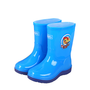 回力防水束口儿童雨鞋男童女童防滑水鞋小孩学生大童加绒雨靴胶鞋