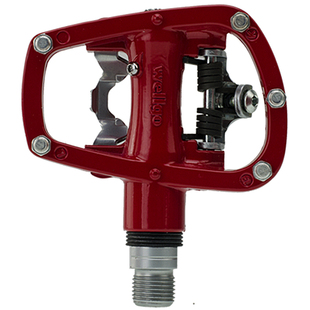 台湾Wellgo维格R120B山地车锁踏两用自锁脚踏超轻铝合金含锁片