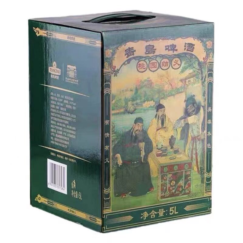 青岛三结义5升桶酒精度4.7