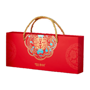 爱哆哆喜饼喜糖中式礼盒成品含糖结婚订婚伴手礼爱多多回礼定制装