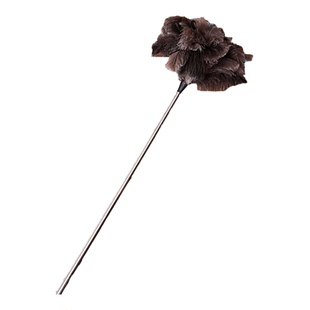 与西天然鸵鸟毛掸子客厅书架除尘可伸缩防静电长柄掸高处缝隙清洁