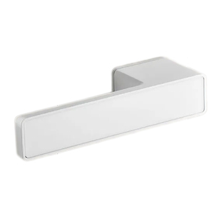 奶油风意式极简磁吸生态门锁家用室内卧室房门把手简约一字型锁具