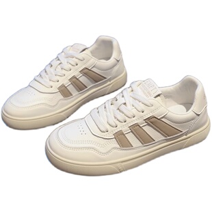 爆款小白鞋夏女款2025新款春季平底板鞋休闲百搭薄款洋气学生女鞋