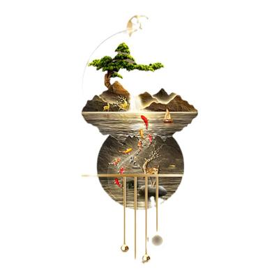 鼎翼玄关立体灯画新中式可定制