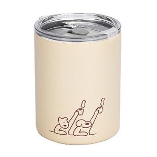 摩登主妇MOG咖啡杯外带保温杯马克杯随行杯不锈钢杯子办公室水杯