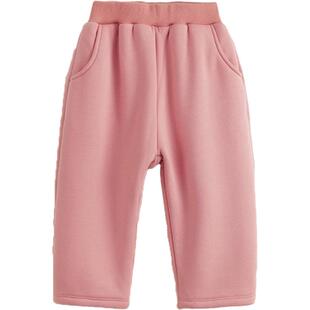 [加绒加厚]马克珍妮女童保暖运动裤儿童卫裤2025年冬装裤子231992