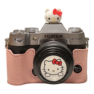 富士XS20相机包X100VI保护套XE5XT30二代底座xm5适用XT50件皮套壳