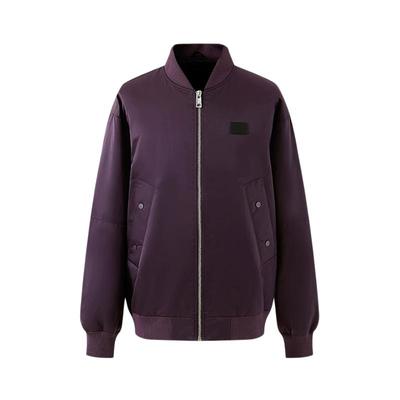 鸭鸭极简都市系列棒球领羽绒服