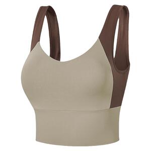 健身女孩高强度运动内衣一体式聚拢防震瑜伽背心跑步训练外穿文胸