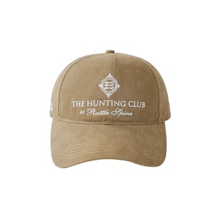 REDRINSE 25aw「狩猎俱乐部」日晒水洗刺绣复古美式棒球帽弯沿帽