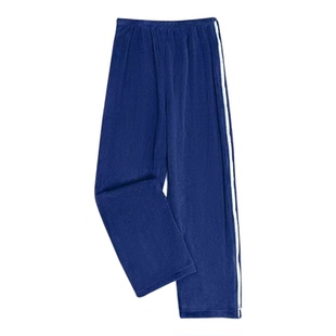 秋冬珊瑚绒侧开拉链护理服易穿脱卧床病人全开术后骨折专用护理裤