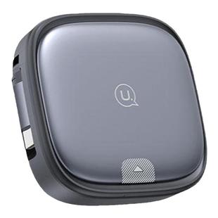 优胜仕60W快充五合一伸缩数据线tpyec配备安卓Micro苹果lightning转接头USB取卡针收纳盒手机充电线盒带支架