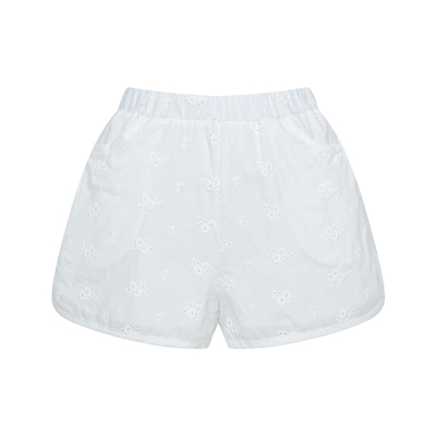 【赵露思同款】Letter from moon刺绣绑带短裤25夏季款简约女裤