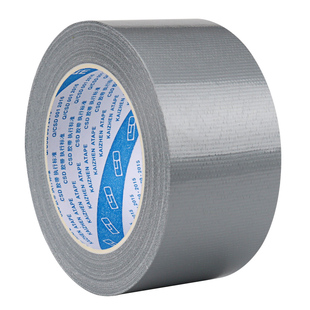 圳牌银灰色布基胶带单面强力地毯胶加厚大力胶防水窗户防风胶带地板革无痕膜拼接布基胶高粘性加宽包装胶布