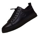 男鞋2025新款冬季真皮板鞋男士潮流百搭软底透气头层牛皮休闲皮鞋