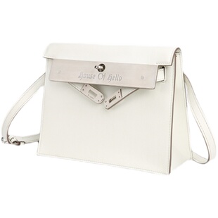 YOLANDA买手店 HOUSEOFHELLO 新款真皮高级感单肩信封跳舞danse包